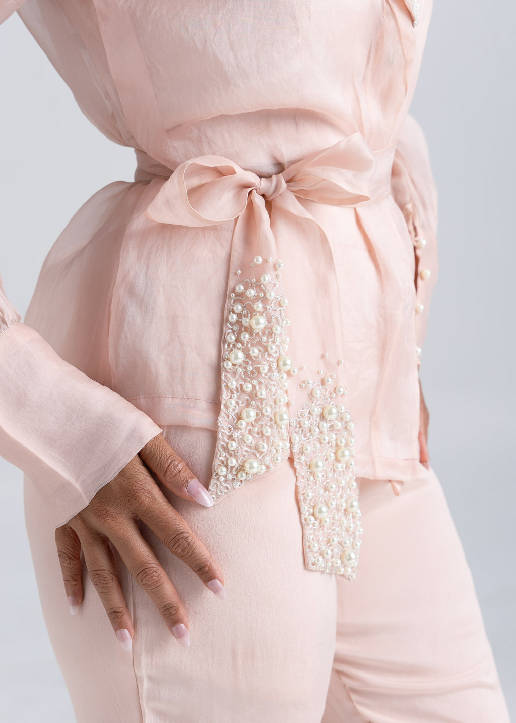 Blush Bow Set