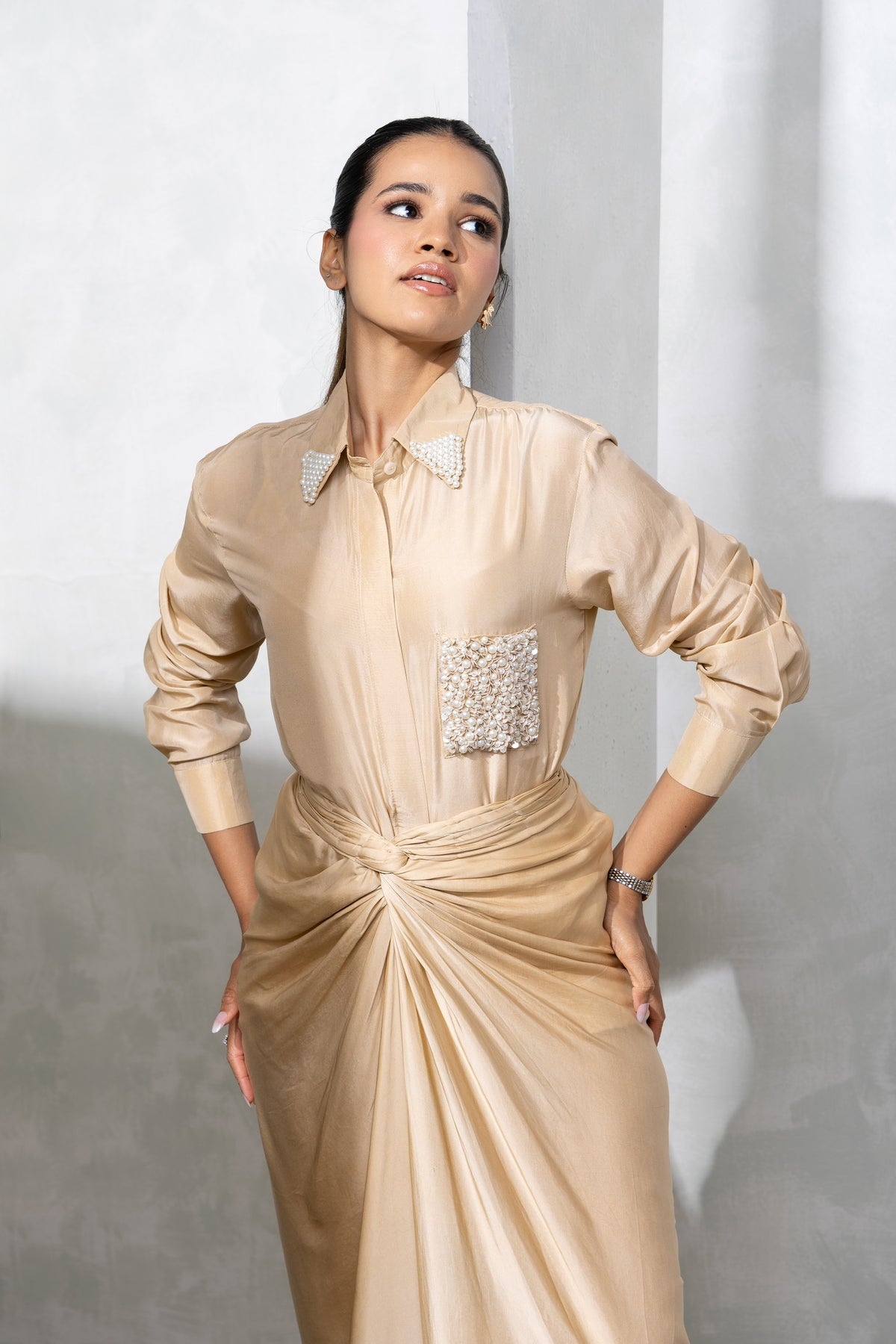 Champagne Drape